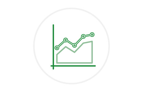 Icon: Diagramm Darstellung